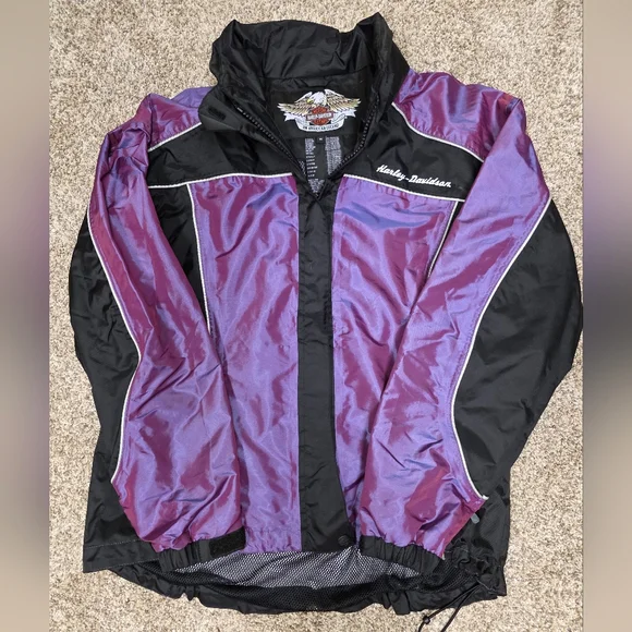 Harley-Davidson Purple and Black Jacket - Picture 1 of 6